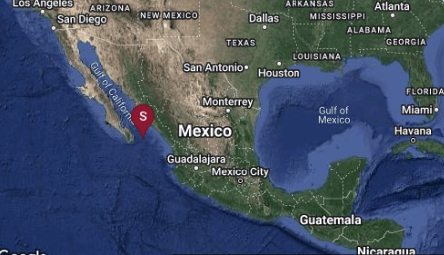Se registra sismo de magnitud 6.4 en Baja California Sur