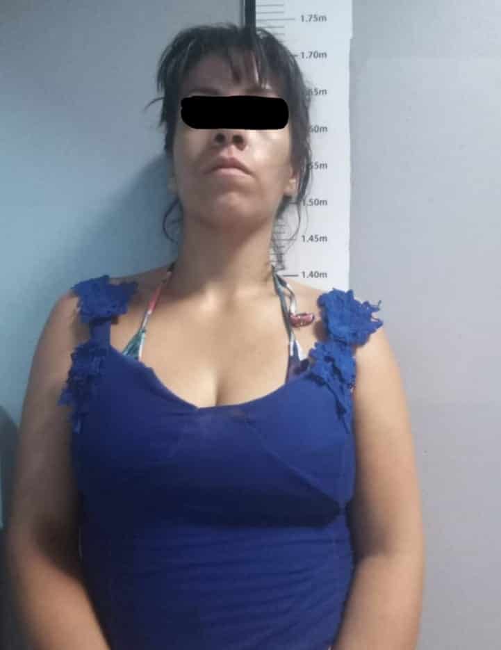Una presunta narcomenudista fue detenida por elementos de la Policía de Proxpol Escobedo, en la Colonia Residencial San Miguel.