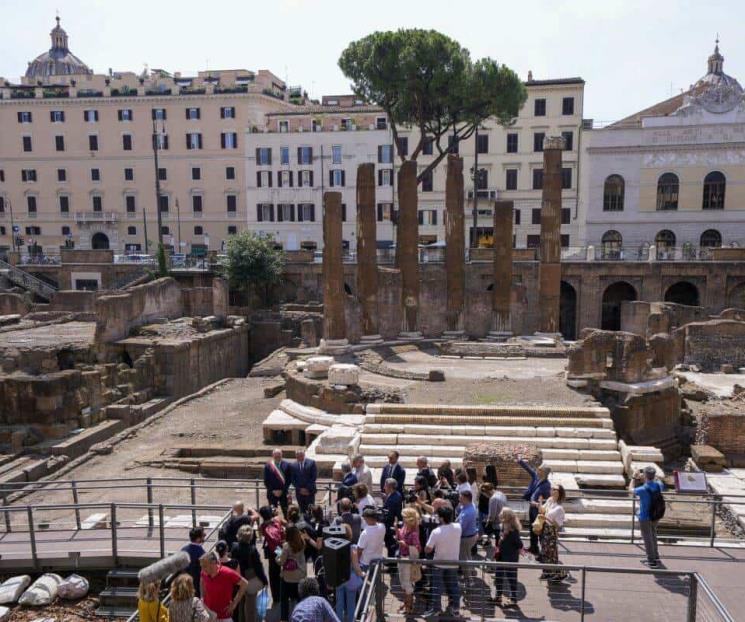 Abren al público ruinas donde Julio César fue apuñalado