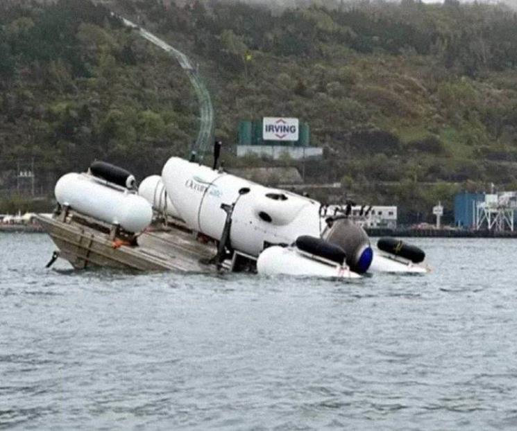 Submarino turístico desaparecido, con oxígeno hasta jueves