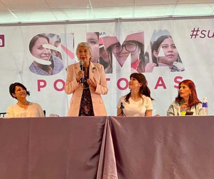 Promueve la senadora Olga Sánchez a Claudia Sheinbaum