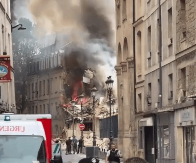 Explosión en edificio de París deja 24 heridos