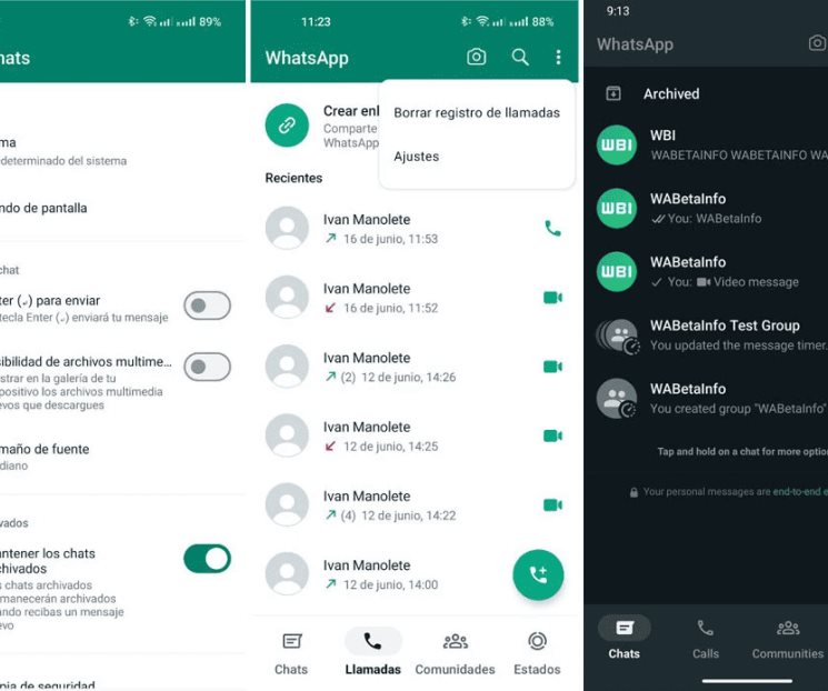 WhatsApp se viste de Material You en su beta