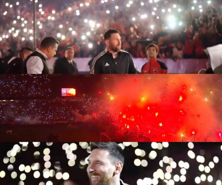 Celebran 45 mil personas con Messi su cumpleaños