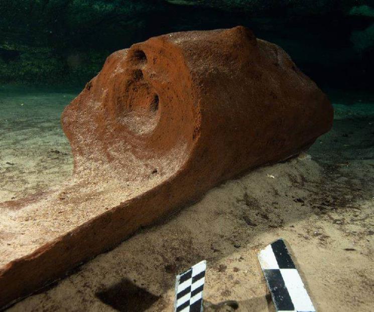 Canoa encontrada cerca del TM fue utilizada en ritos mayas