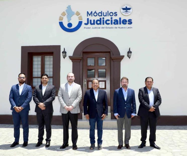 Inauguran en Escobedo módulos judiciales