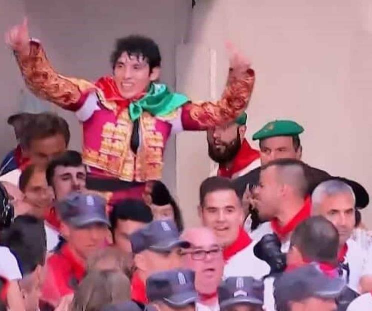Logra mexicano Isaac Fonseca la Puerta Grande en Pamplona