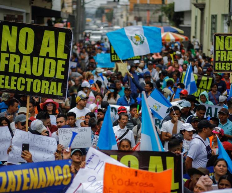 Acusan falta de confianza en proceso electoral de Guatemala