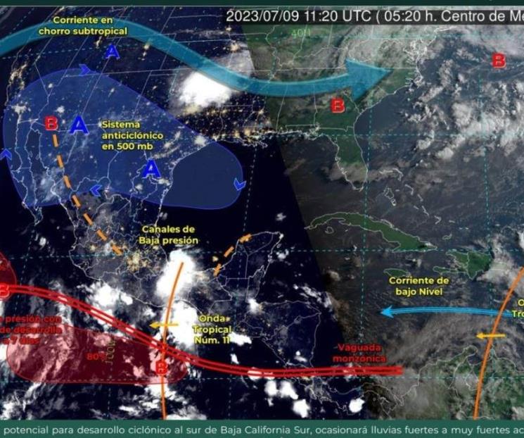 Alertan por posible ciclón en las costas de Oaxaca