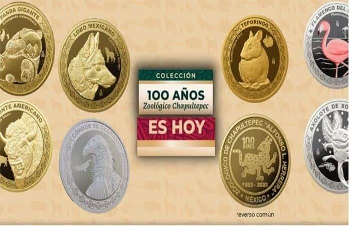 Disponible, edición de monedas del Zoológico de Chapultepec