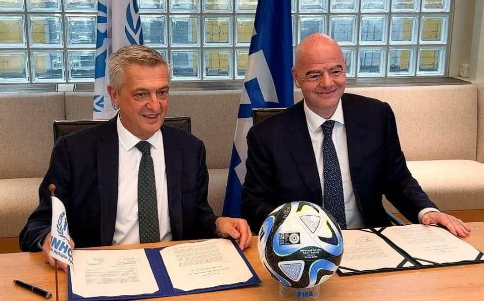  Logran acuerdo FIFA y Acnur para ayudar a refugiados 