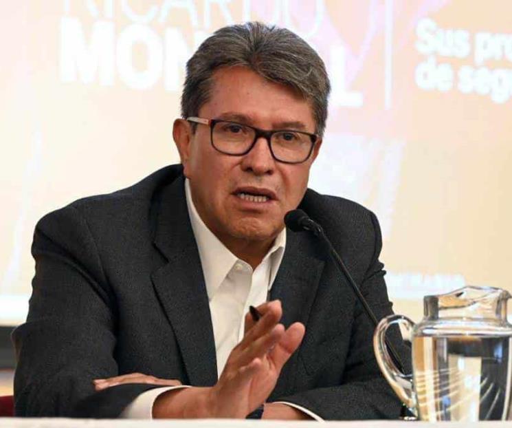 Ricardo Monreal llama a revisar plan de seguridad