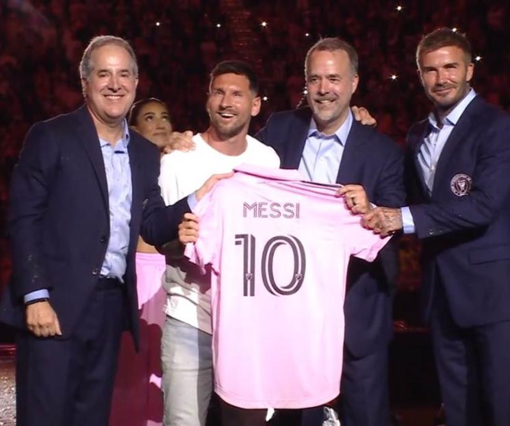 Presentan a Leo Messi con el Inter de Miami