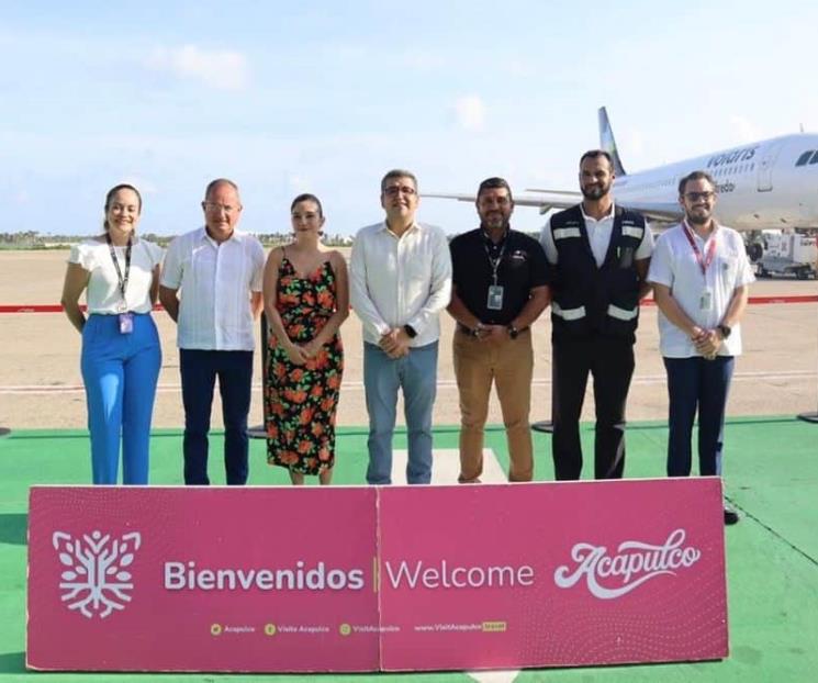 Acapulco recibe el primer vuelo desde el Aeropuerto de Bajío