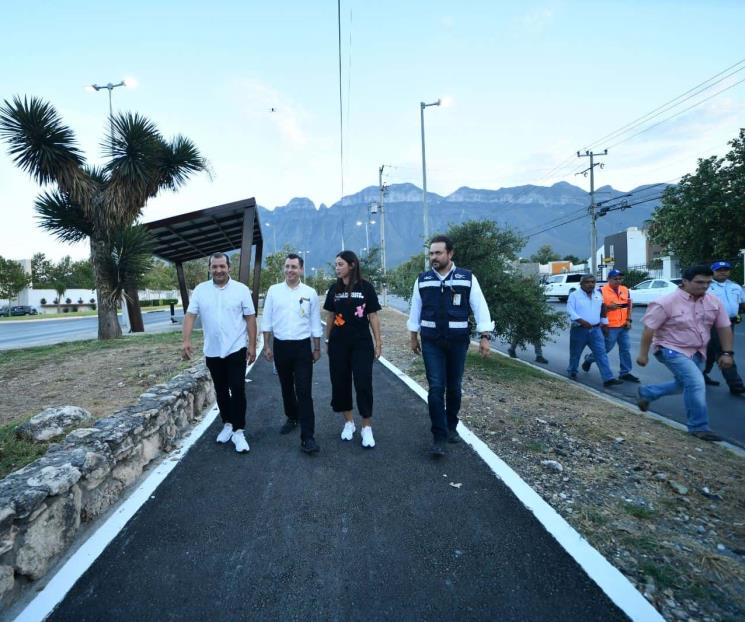 Rehabilita Monterrey parque lineal de Av. Puerta de Hierro