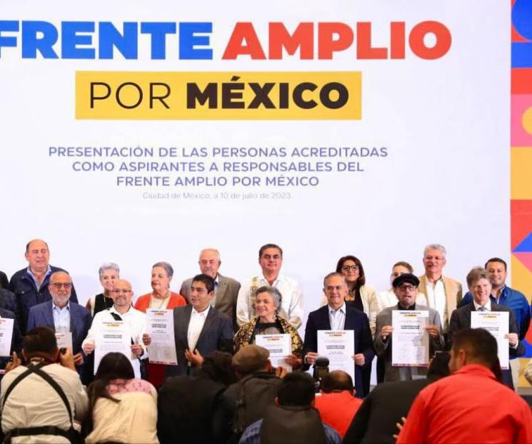 Avanza registro del Frente Amplio Por México ante el INE