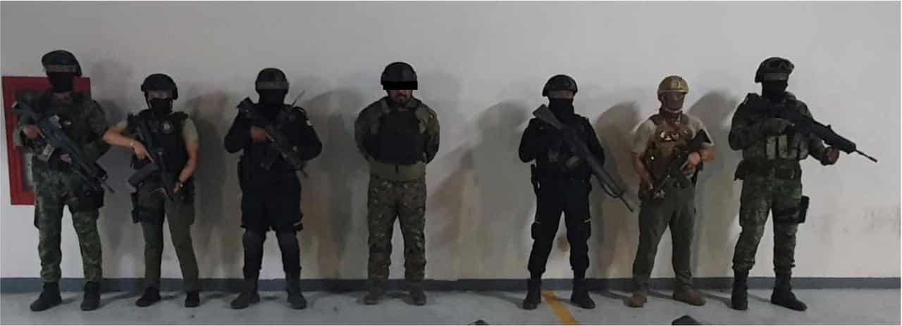 Elementos de Fuerza Civil lograron detener a un hombre con un arma de fuego y diversas dosis de droga, en el municipio de General Terán, derivado de trabajos de inteligencia.