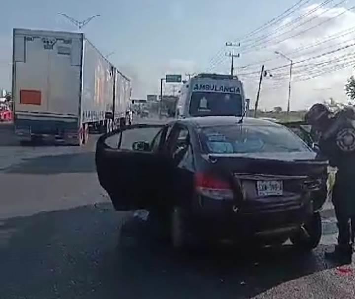Deja choque múltiple 4 lesionados en Carretera a Laredo