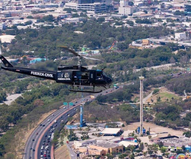 Sobrevuelan helicópteros de FC zona metropolitana