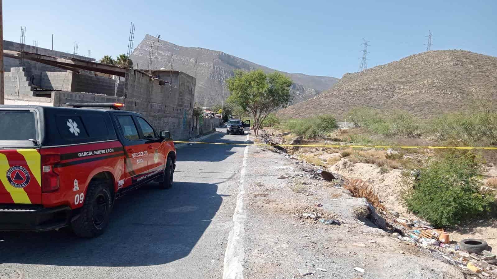 El cadáver de un hombre con múltiples golpes fue encontrado ayer en el municipio de García