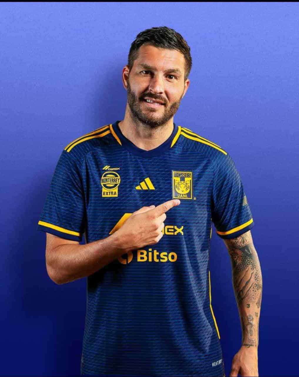 Playera 2025 tigres azul