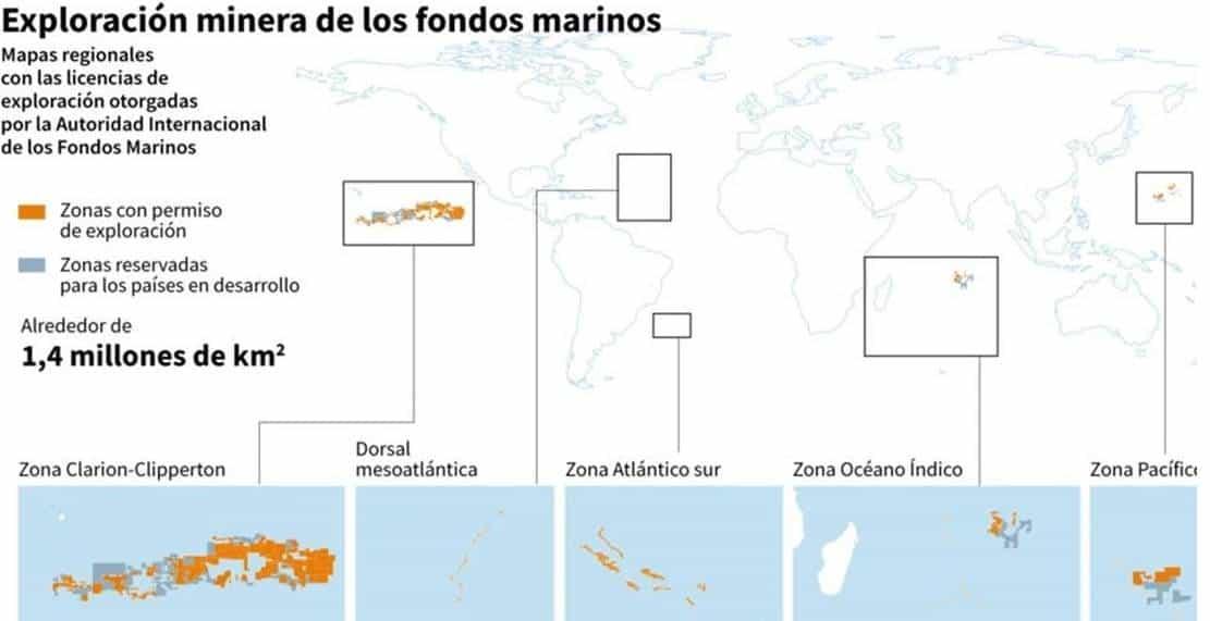Tesoro biológico en fondo marino en riesgo