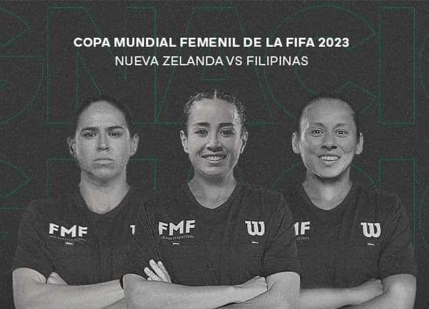 Tripleta arbitral mexicana presente en Mundial Femenil