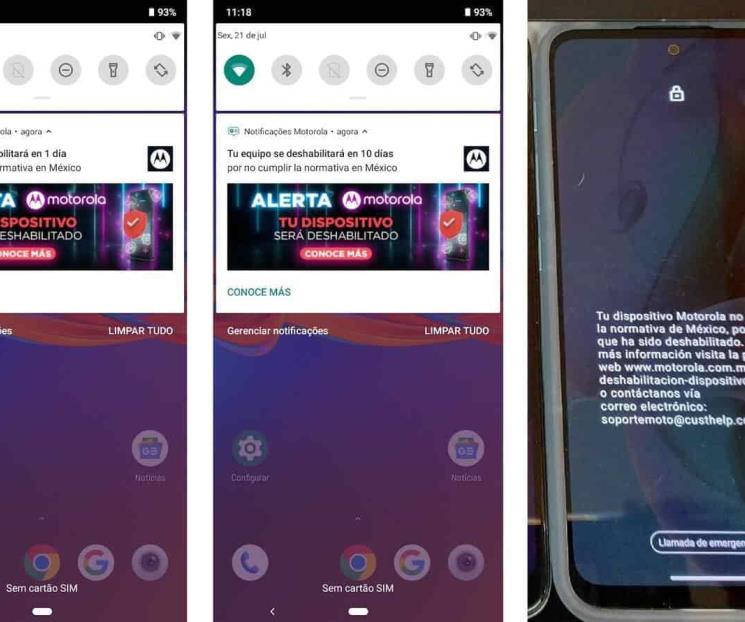 Motorola bloqueará smartphones en México