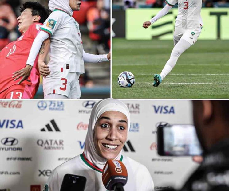 Marroquí primera futbolista en usar hiyab en Mundial Femenil
