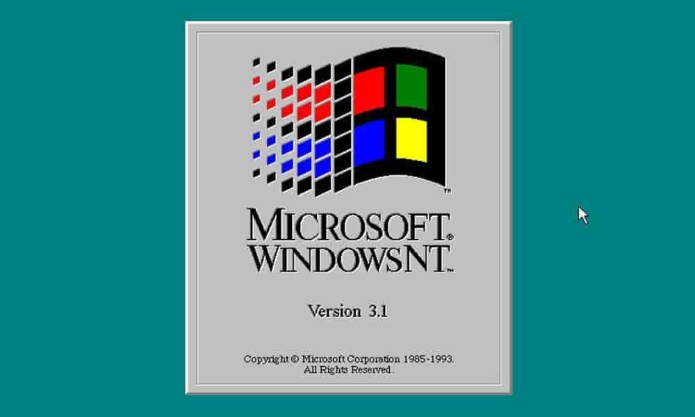 30 años de Windows NT 3.1 y Windows Server