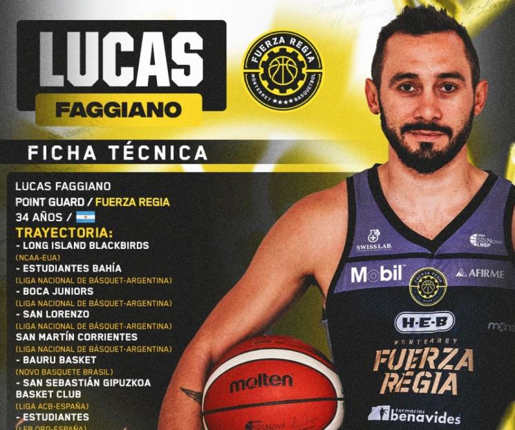 Fuerza Regia se arma con Lucas Paggiano
