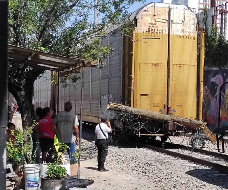 Accidente de ferrocarril colapsa la vialidad en Colón