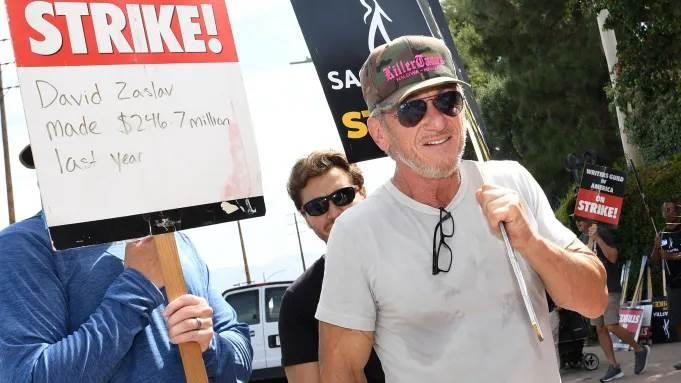 Se suma Sean Penn a la Huelga de Hollywood