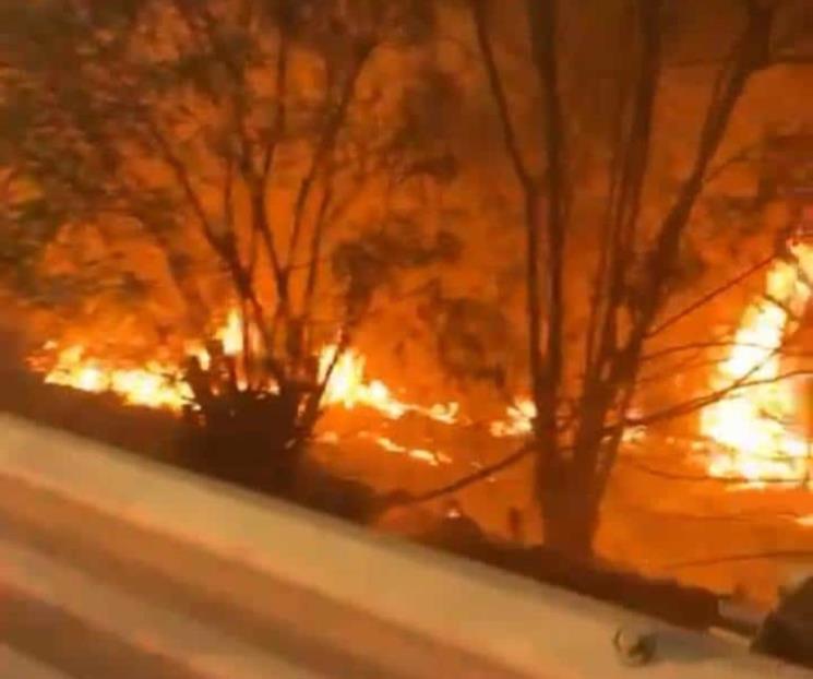 Se vuelve a registrar incendio en Río Santa Catarina
