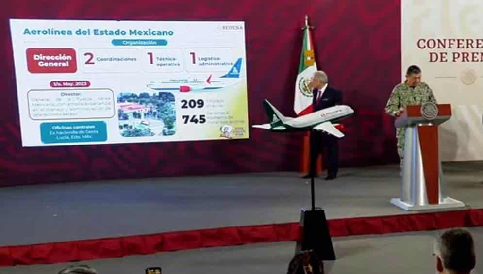 Mexicana arrancará con 20 rutas a precios accesibles: Sedena