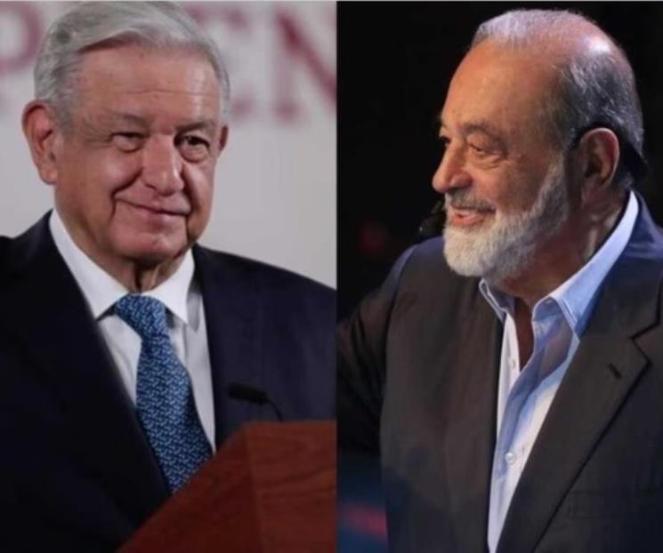 Se reúne AMLO con Carlos Slim