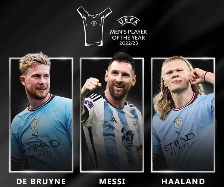 Nomina UEFA a Messi, Haaland y Mbappé como Jugador del Año