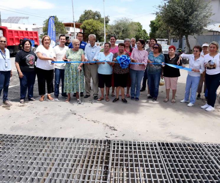 Inauguran en Las Puentes obra de drenaje pluvial