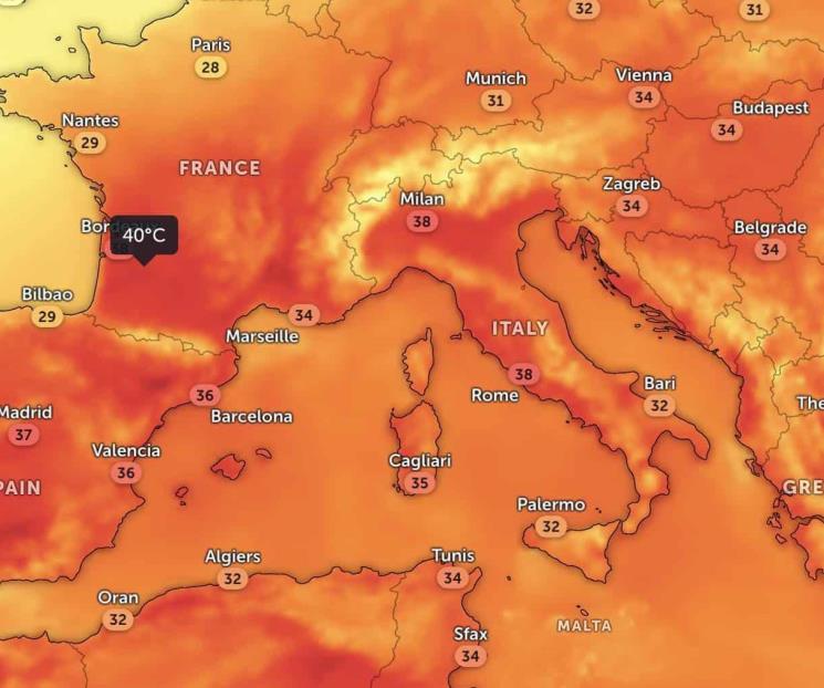 Francia decreta alerta roja por calor extremo