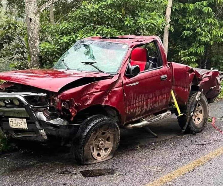 Volcadura deja ocho personas muertas en Chiapas