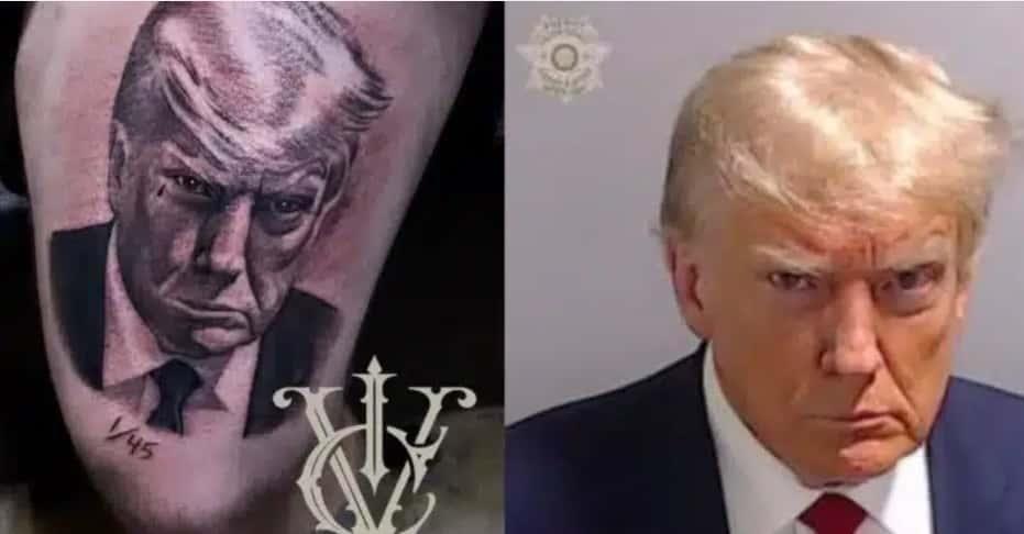 Se tatúan la foto del fichaje de Trump