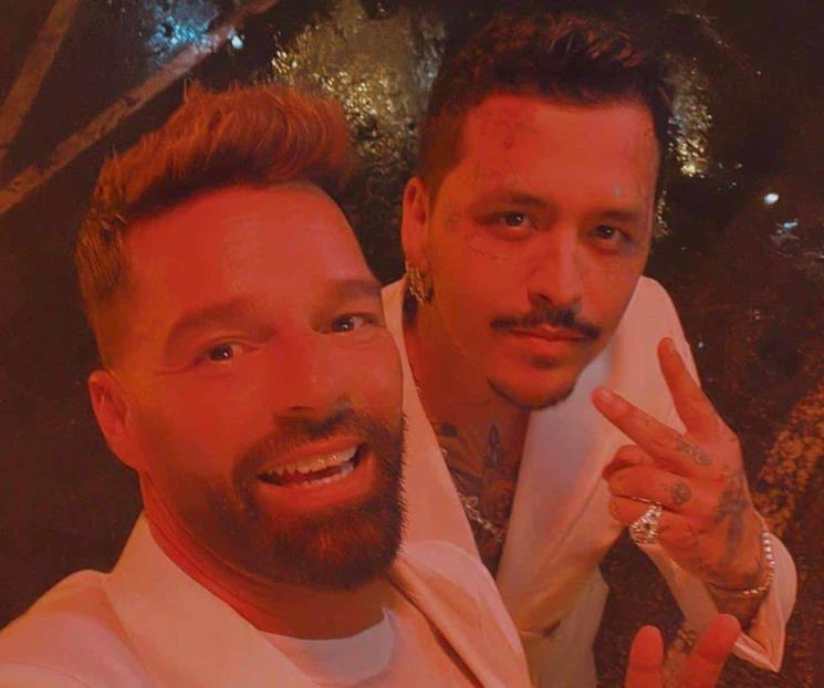 Confirma Ricky Martin colaboración con Christian Nodal