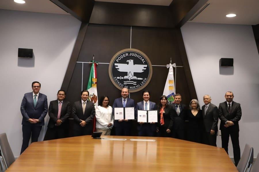 Firma convenio de adhesión el PJNL con el SUSPE
