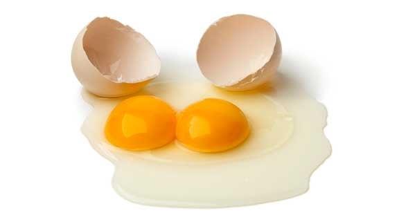 ¿Por qué algunos huevos tienen doble yema?