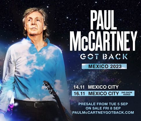 Abre Paul McCartney segunda fecha en Foro Sol de CDMX