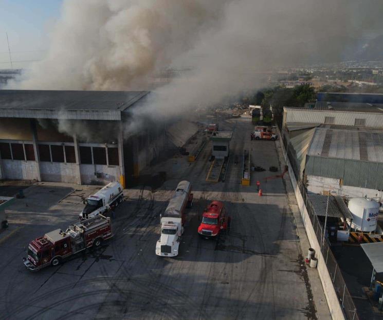 Se incendia planta de Simeprode en Guadalupe