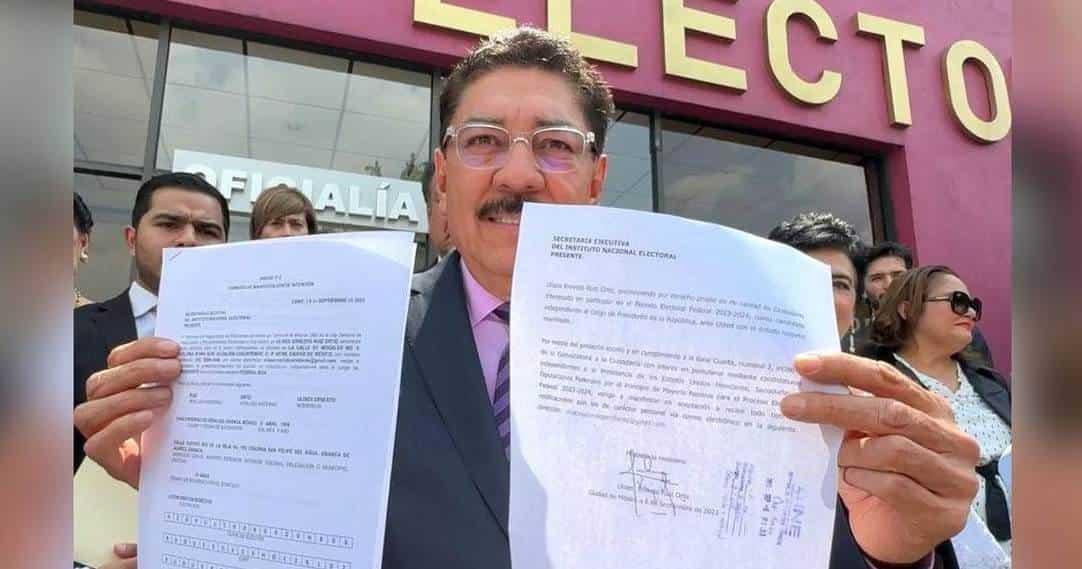 Ulises Ruíz solicita registro como candidato independiente
