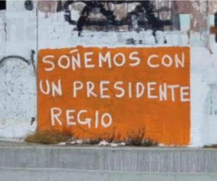 Pintan murales en aparente apoyo a Samuel por la presidencia