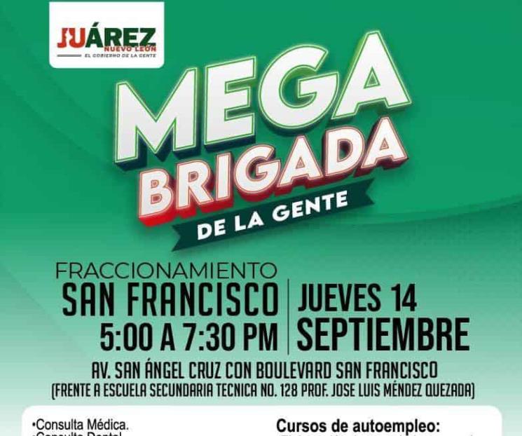 Invitan en Juárez a Megabrigada en el Fracc. San Francisco