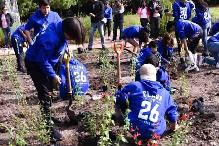 Estudiantes de PrepaTec construyen Jardines Polinizadores